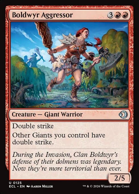 Boldwyr Aggressor from Lorwyn Eclipsed (Uncommon)