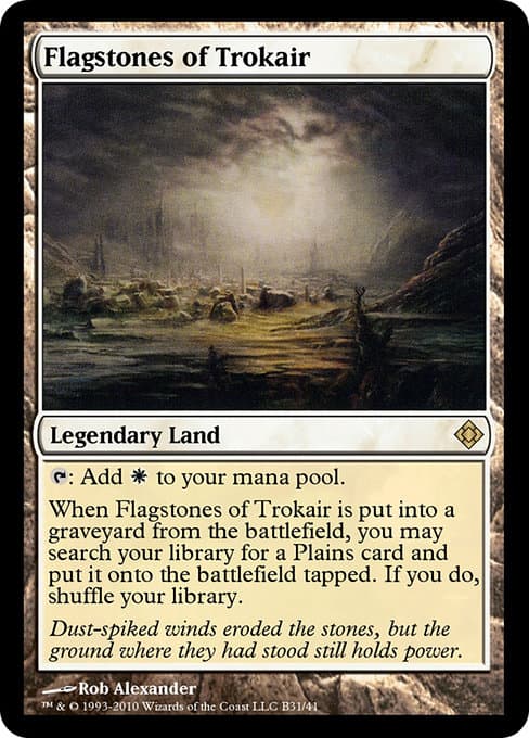 Flagstones of Trokair from Magic Online Theme Decks (Rare)
