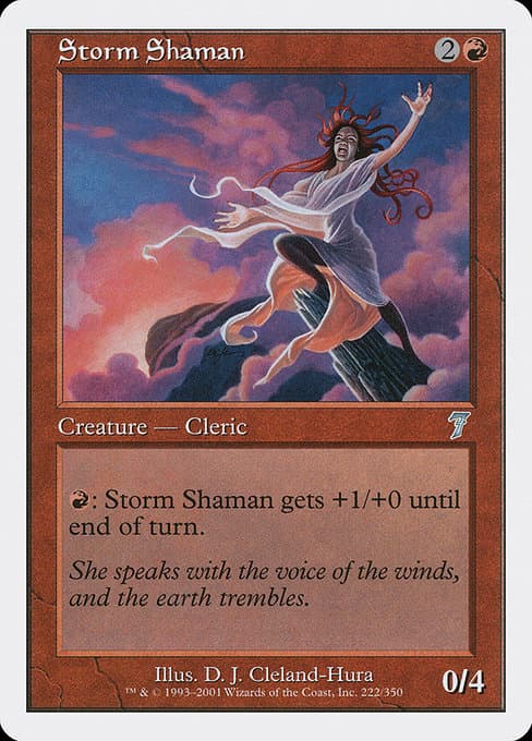 Storm Shaman from Seventh Edition (Uncommon)