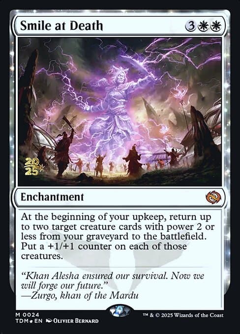 Smile at Death from Tarkir: Dragonstorm Promos (Mythic)