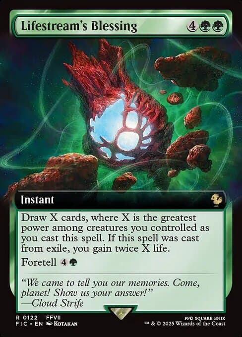 Lifestream's Blessing from Final Fantasy Commander (Rare)