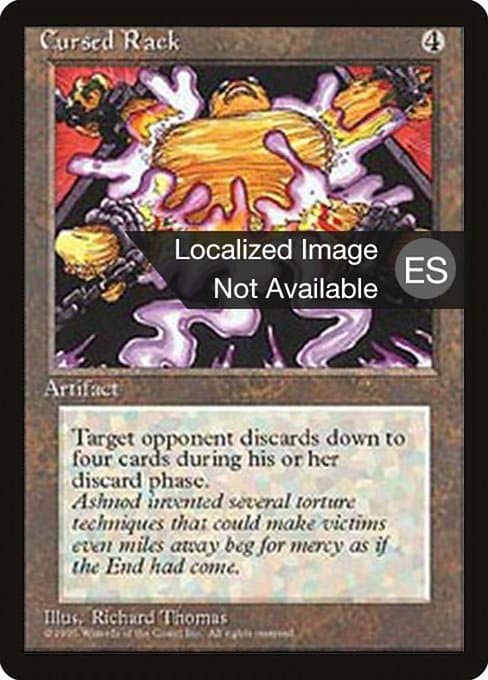 Cursed Rack from Fourth Edition Foreign Black Border (Uncommon)