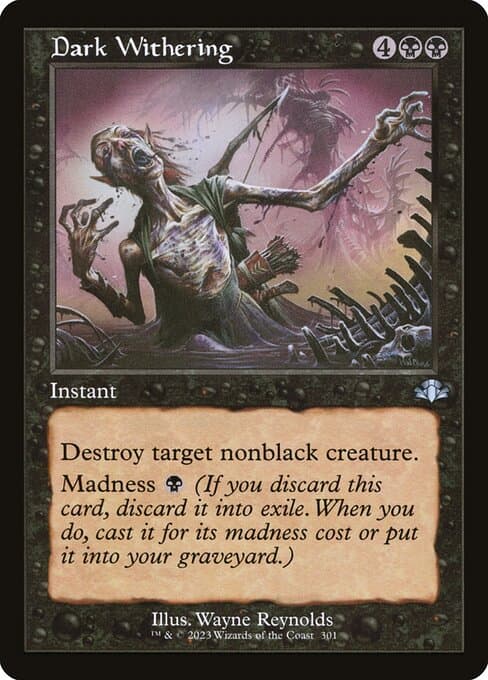 Dark Withering from Dominaria Remastered (Uncommon)