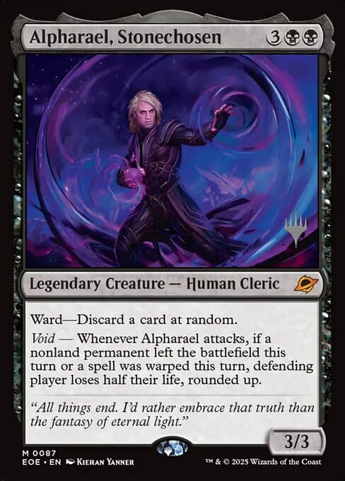 Alpharael, Stonechosen from Edge of Eternities Promos (Mythic)