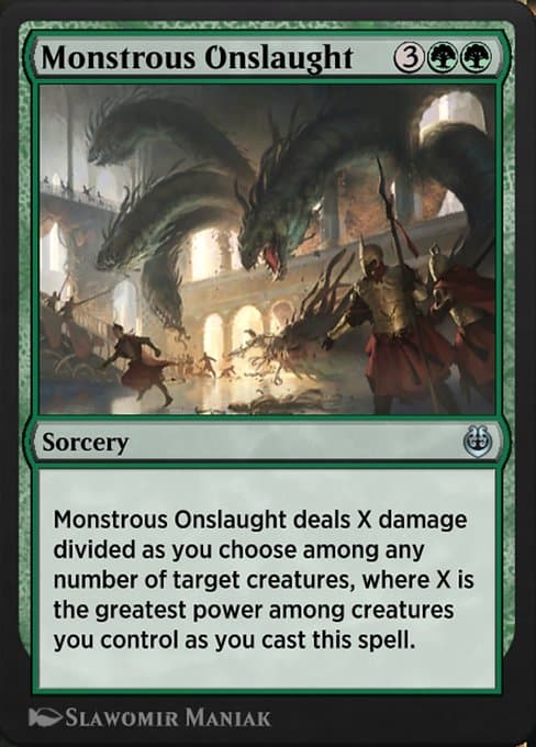 Monstrous Onslaught from Kaladesh Remastered (Uncommon)