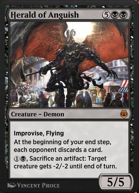 Herald of Anguish from Kaladesh Remastered (Mythic)