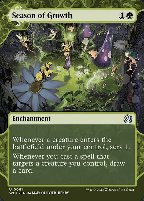 Season of Growth from Wilds of Eldraine: Enchanting Tales (Uncommon)
