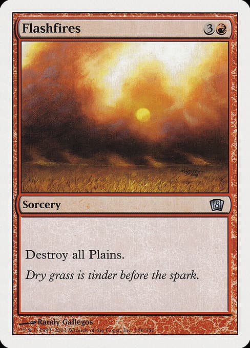 Flashfires from Eighth Edition (Uncommon)