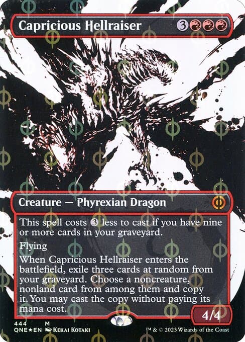 Capricious Hellraiser from Phyrexia: All Will Be One (Mythic)