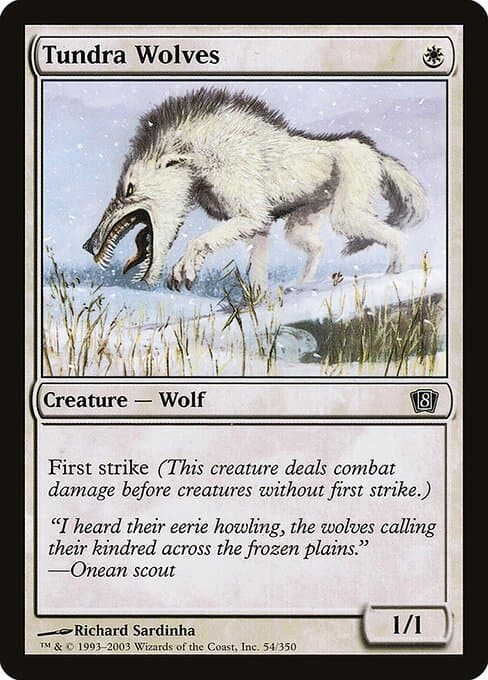 Tundra Wolves from Eighth Edition (Common)