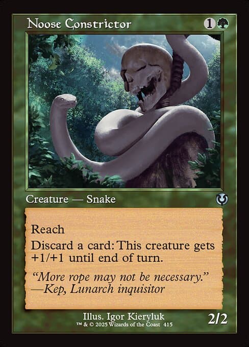 Noose Constrictor from Innistrad Remastered (Uncommon)