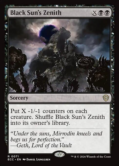 Black Sun's Zenith from Lorwyn Eclipsed Commander (Rare)