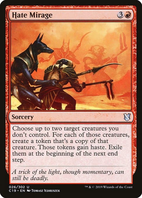 Hate Mirage from Commander 2019 (Uncommon)