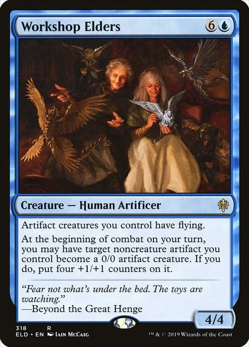 Workshop Elders from Throne of Eldraine (Rare)