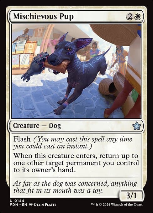 Mischievous Pup from Foundations (Uncommon)