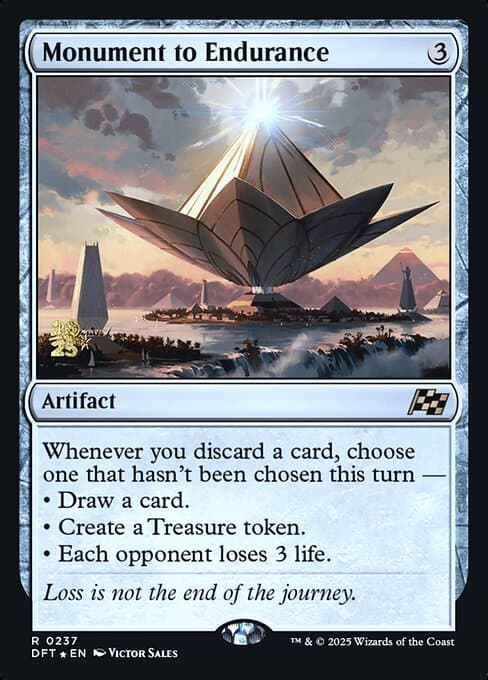 Monument to Endurance from Aetherdrift Promos (Rare)