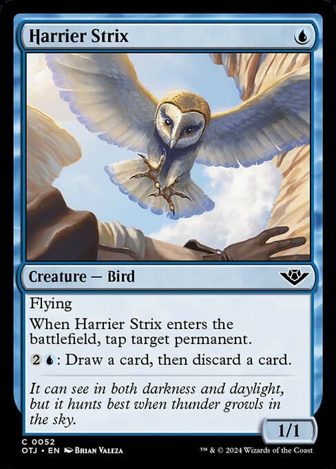 Harrier Strix from Outlaws of Thunder Junction (Common)