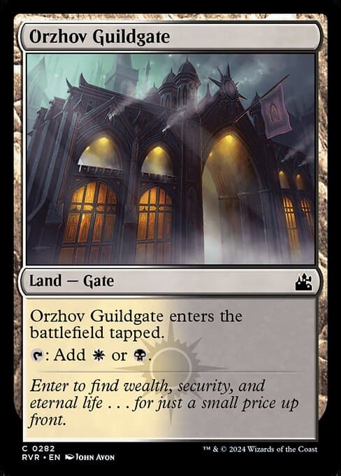 Orzhov Guildgate from Ravnica Remastered (Common)