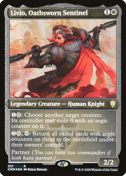 Livio, Oathsworn Sentinel from Commander Legends (Rare)