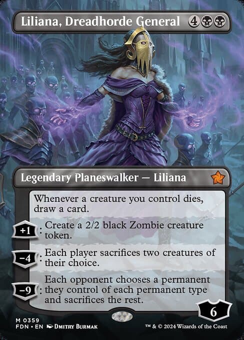 Liliana, Dreadhorde General from Foundations (Mythic)