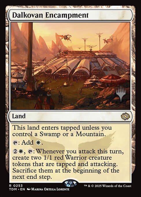 Dalkovan Encampment from Tarkir: Dragonstorm Promos (Rare)