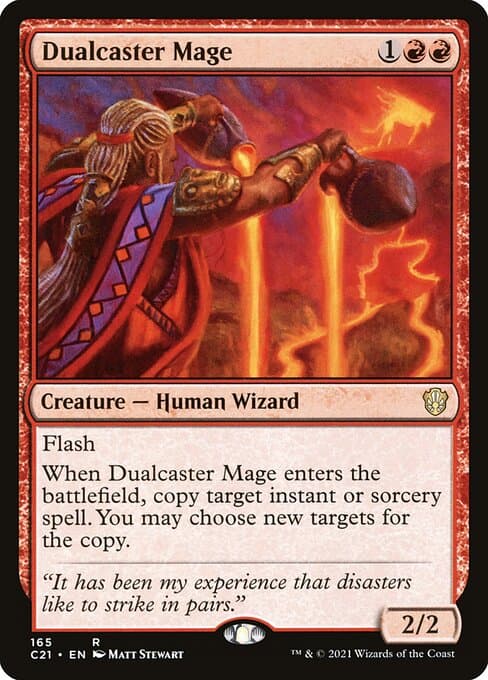 Dualcaster Mage from Commander 2021 (Rare)