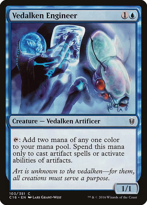 Vedalken Engineer from Commander 2016 (Common)