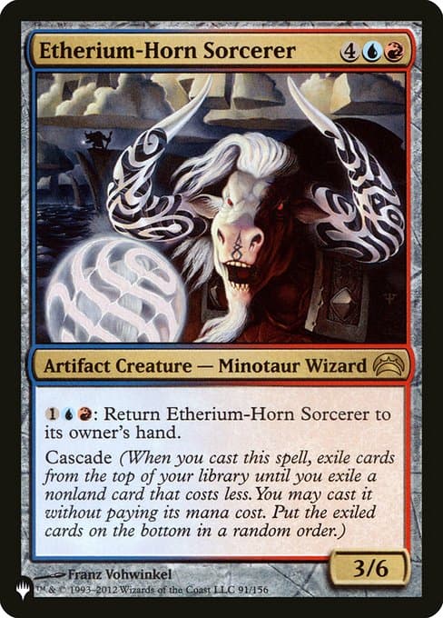 Etherium-Horn Sorcerer from The List (Rare)