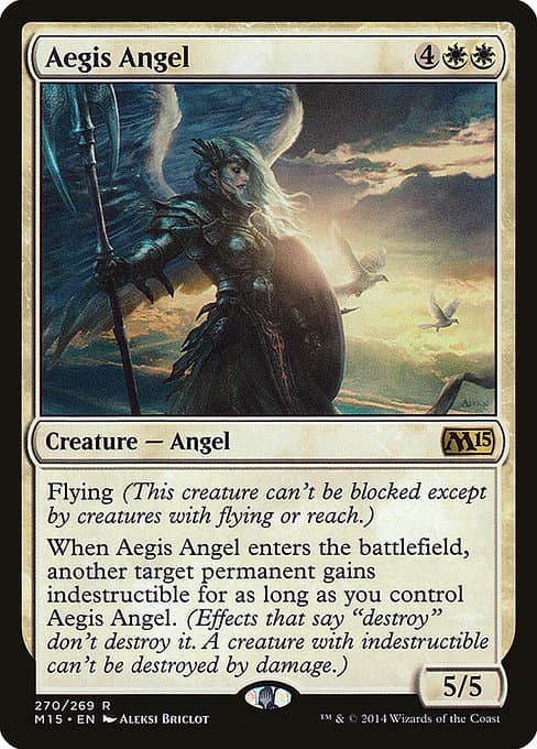 Aegis Angel from Magic 2015 (Rare)