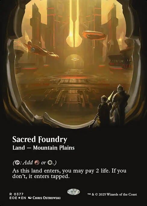 Sacred Foundry from Edge of Eternities (Rare)