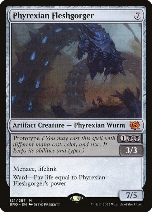 Phyrexian Fleshgorger from The Brothers' War (Mythic)