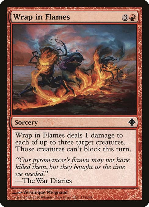 Wrap in Flames from Rise of the Eldrazi (Common)