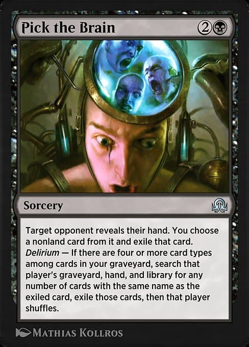 Pick the Brain from Shadows over Innistrad Remastered (Uncommon)