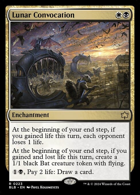 Lunar Convocation from Bloomburrow (Rare)