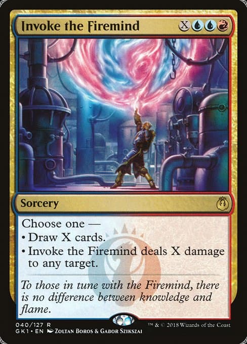 Invoke the Firemind from GRN Guild Kit (Rare)