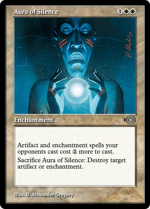 Aura of Silence from Magic Online Promos (Uncommon)