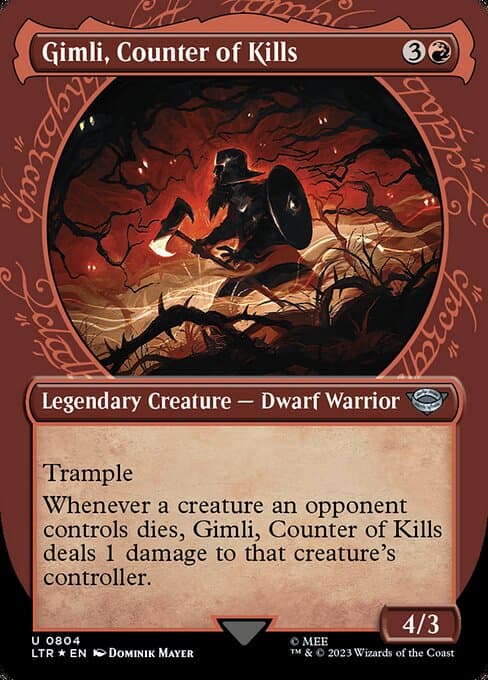 Gimli, Counter of Kills from The Lord of the Rings: Tales of Middle-earth (Uncommon)