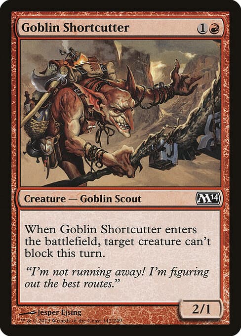 Goblin Shortcutter from Magic 2014 (Common)