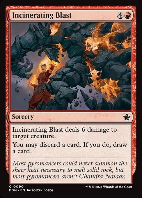 Incinerating Blast from Foundations (Common)