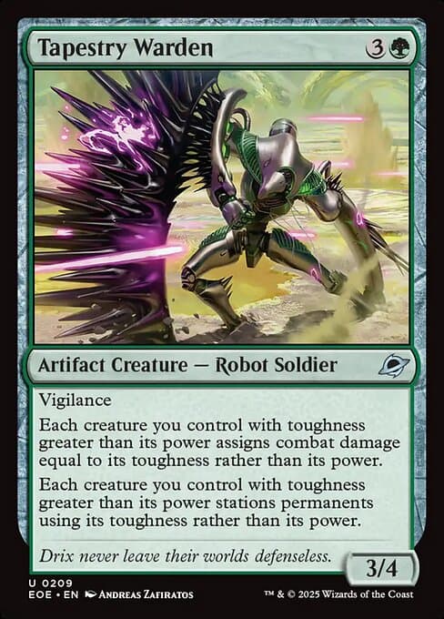 Tapestry Warden from Edge of Eternities (Uncommon)