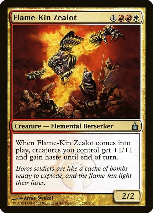 Flame-Kin Zealot from Ravnica: City of Guilds (Uncommon)