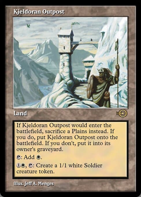Kjeldoran Outpost from Magic Online Promos (Rare)