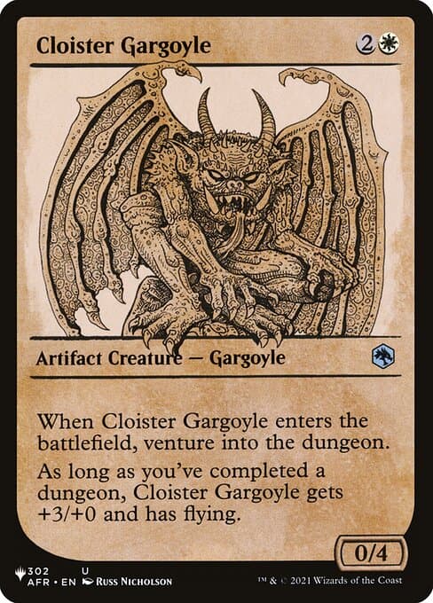 Cloister Gargoyle from The List (Uncommon)