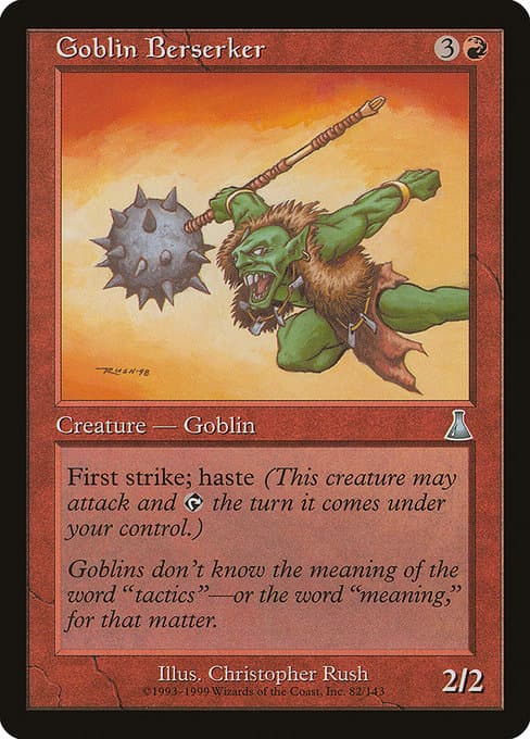 Goblin Berserker from Urza's Destiny (Uncommon)