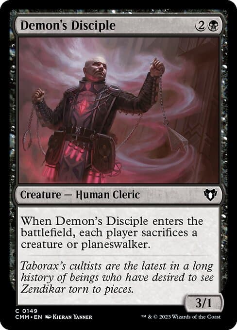 Demon's Disciple from Commander Masters (Common)