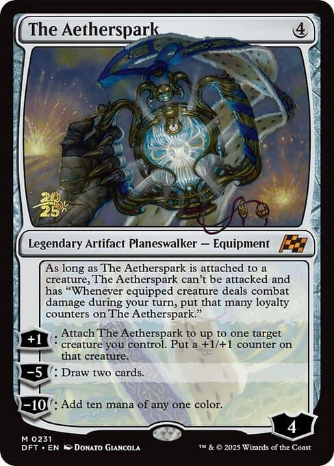 The Aetherspark from Aetherdrift Promos (Mythic)
