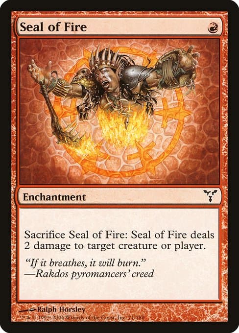 Seal of Fire from Dissension (Common)