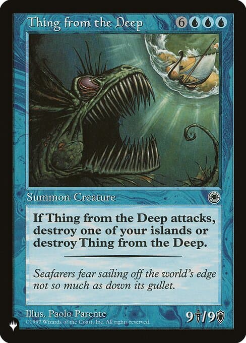 Thing from the Deep from The List (Rare)