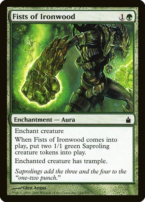Fists of Ironwood from Ravnica: City of Guilds (Common)