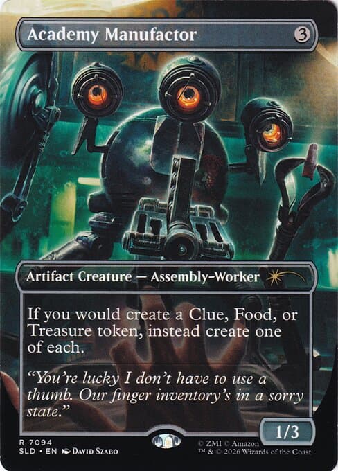 Academy Manufactor from Secret Lair Drop (Rare)